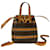 Céline Celine Vintage Macadam Blazon Triomphe Pattern Leather Mini Backpack Brown  - view 3