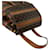 Céline Celine Vintage Macadam Blazon Triomphe Pattern Leather Mini Backpack Brown  - view 4