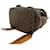 Céline Celine Vintage Macadam Blazon Triomphe Pattern Leather Mini Backpack Brown  - view 8