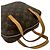 Vintage Spontini Monogram Schultertasche von Louis Vuitton Braun - Ansicht 4