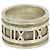 Tiffany & Co Anello Larghezza Atlas Vintage Tiffany Argento