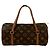 Borsa a mano in pelle Monogram Papillon 26 di Louis Vuitton Marrone - vista 3