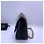 Borsa Chanel 2.55 Piccola Nera in Pelle con Logo Nero - vista 3