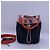 Chanel Cuba Color Striped Double C Mini Borsa a spalla nera in agnello Nero - vista 2