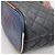 Chanel Cuba Color Striped Double C Mini Borsa a spalla nera in agnello Nero - vista 8