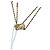 Collana Chanel Coco Crush Diamanti Oro Opaco D'oro