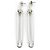 Tiffany & Co Orecchini Doppio Lungo Link Tiffany HardWear Argento