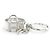 Hermès HERMES Alpha Kelly Doppelring Silber