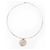 Collana Choker Logo Camelia 925 di Chanel Argento