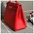 Hermès Hermes Kelly 25 Swift Leather Red Silver Clasp - view 2