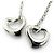 Tiffany & Co. Open Heart Diamant Ohrringe Silber - Ansicht 8