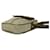 Céline Mini Schultertasche Celine C Macadam mit Logo und Beschlägen Braun Weiß Golden Khaki Gelb  - Ansicht 8
