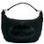 Mini borsa tote in nylon nero e pelle verniciata Prada