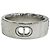Christian Dior Anello in argento AG925 Cannage Dior Homme Nero - vista 4