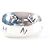 Chanel Vintage 925 Logo Design Bandring Silber