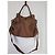 Borsa a mano Ikks in pelle bubble marrone - vista 14