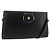 Borsa a Spalla Christian Dior in Pelle Nera e Oro Auth ka3883 Nero D'oro