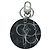 LOUIS VUITTON Monogram Eclipse Portachiavi Vivienne Charm MP1993 Auth YKZ1405SAM Monogramma - vista 2