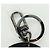 LOUIS VUITTON Monogram Eclipse Portachiavi Vivienne Charm MP1993 Auth YKZ1405SAM Monogramma - vista 8
