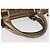 Borsa a Mano GG Crystal Gucci Beige Oro 193604 Auth mr2357 D'oro - vista 7