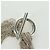 Autre Marque Bracciale a catena con chiusura toggle a cuore aperto 10 righe TIFFANY&Co. in argento Ag925 Auth am11311M - vista 10