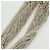 Autre Marque Bracciale a catena con chiusura toggle a cuore aperto 10 righe TIFFANY&Co. in argento Ag925 Auth am11311M - vista 4