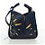 LOEWE Ghibli Collaborazione Hammock Piccola Borsa in Pelle Blu Navy Auth yk20214SM - vista 3