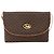 Céline Borsa in tela Macadam Celine con motivo carrozza in PVC pelle marrone oro Auth 175596A - vista 13