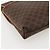 Céline Borsa in tela Macadam Celine con motivo carrozza in PVC pelle marrone oro Auth 175596A - vista 16