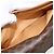 Céline Borsa in tela Macadam Celine con motivo carrozza in PVC pelle marrone oro Auth 175596A - vista 24