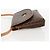 Céline Borsa in tela Macadam Celine con motivo carrozza in PVC pelle marrone oro Auth 175596A - vista 3