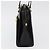 Céline Borsa a mano CELINE in pelle nera e oro Auth ka3921 Nero D'oro - vista 3