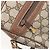 Gucci Borsa a Spalla GG Supreme PVC Beige Oro 24 02 005 Auth BA12105 D'oro - vista 24