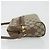Gucci Borsa a Spalla GG Supreme PVC Beige Oro 24 02 005 Auth BA12105 D'oro - vista 4