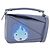 LOEWE - Borsa Puzzle Ghibli Castello Errante di Howl Calcifer 2way Blu Auth 158612SM Argento Blu chiaro