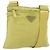 PRADA Schultertasche Nylon Gelb Silber Authentisch 175707