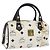 Borsa MCM Vicetos Logogram in pelle PVC 2 in 1 bianco oro Auth 176581 D'oro