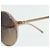 Gafas de sol CHANEL COCO Mark de plástico Beige CC Auth 176077A - vista 6