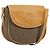 Borsa a Spalla GUCCI in Tela Beige Oro Auth 175367 D'oro