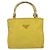 PRADA Borsa a mano in nylon giallo oro Auth 175197 D'oro - vista 13