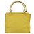 PRADA Borsa a mano in nylon giallo oro Auth 175197 D'oro - vista 2