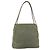 PRADA Tote Bag aus Nylon Khaki Silber authentisch 175274