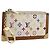 LOUIS VUITTON Monogramm Multicolor Pochette Cles Tasche Weiß M92655 Auth 175987