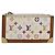LOUIS VUITTON Monogramm Multicolor Pochette Cles Tasche Weiß M92655 Auth 175987 - Ansicht 13