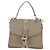 Chloé Borsa a mano Chloe Abbey in pelle 2 in 1 beige oro argento autentica yk20329A - vista 13