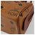 Borsa Boston Mini Vicetos Logogram MCM in PVC 2in1 Marrone Oro Auth 175597 D'oro - vista 10