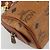 Borsa Boston Mini Vicetos Logogram MCM in PVC 2in1 Marrone Oro Auth 175597 D'oro - vista 15