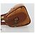 Borsa Boston Mini Vicetos Logogram MCM in PVC 2in1 Marrone Oro Auth 175597 D'oro - vista 4