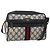 Gucci Bolso GG Supreme Sherry Line PVC Marino Dorado Rojo 65 02 004 Auth 175281 Roja Azul marino