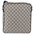 Gucci Borsa a Spalla GG Supreme PVC Blu Navy Argento 201448 Auth ka4041 - vista 2